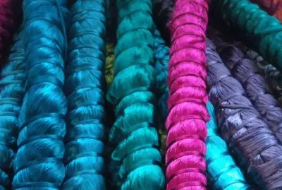Silk in the factory