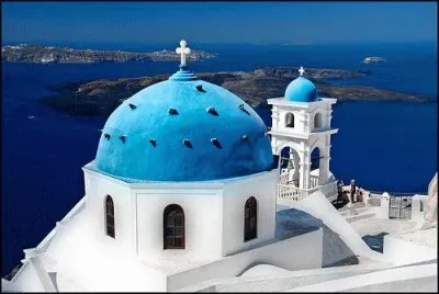 Firostefani village  Santorini Island