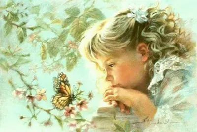 73. NiÃ±a y mariposa
