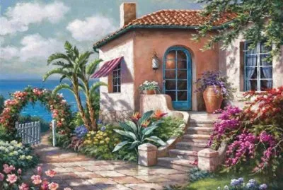 House near the Lake by Sung Kim jigsaw puzzle