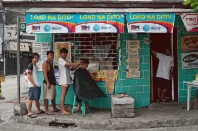 Barbershop in Manila