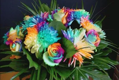 Bouquet Rainbow Roses