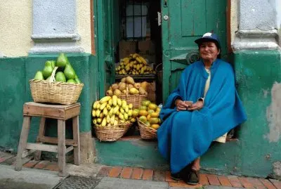 Fruit seller Bogota