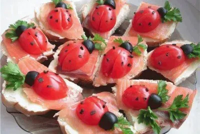 Salmon toast special