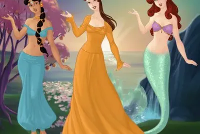 Ariel Belle Jasmine jigsaw puzzle