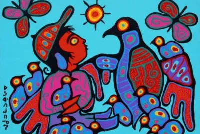 Native art by Norval Marriseau