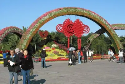 fleurissement de PEKIN pour les jeux olympiques