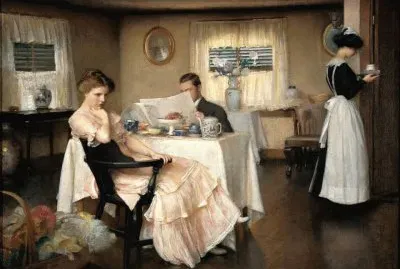 The breakfast di William Mc Gregor Paxton jigsaw puzzle