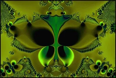 Luna Moth fractal art