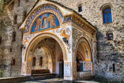Northern gate  Rila Monastery  Bulgaria