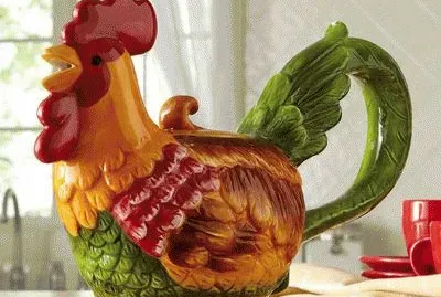 Country Rooster Teapot