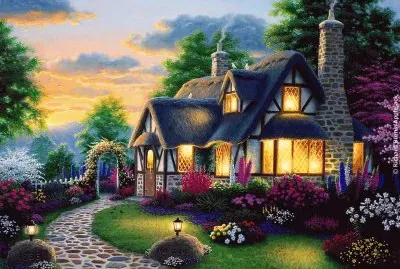 cottage jigsaw puzzle