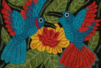 Panamian Pillow made by the Kuna Indians