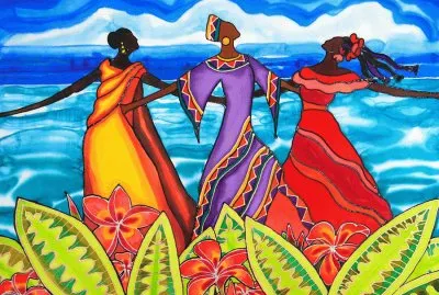 Three Queens and Plumeria  Belize