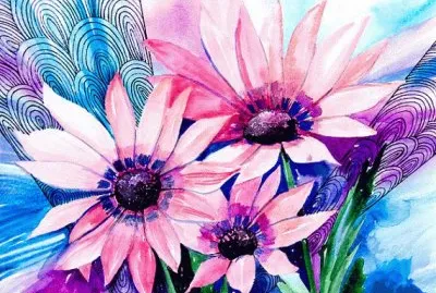 Pink Flowers jigsaw puzzle