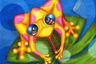 Frog fantasy by Alma Lee