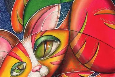 Kitty in a Box by Alma Lee