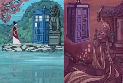 Mulan Rapunzel Tardis