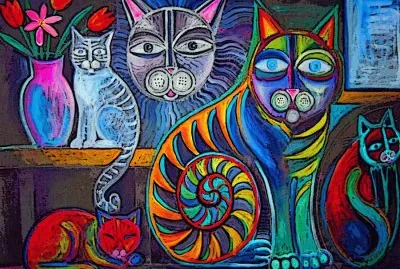 Cats by Mary Antony