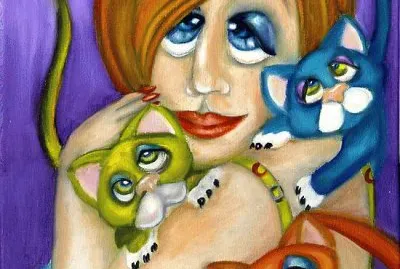 The Cat lover by Alma Lee