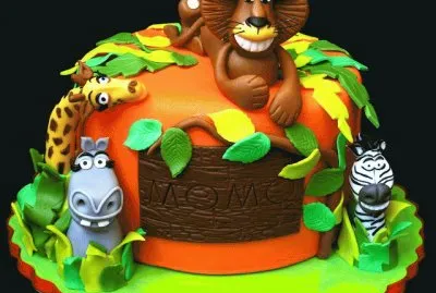 פאזל של Madegascar Birthday Cake