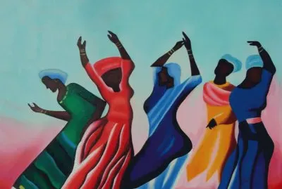 פאזל של Black Woman dancing