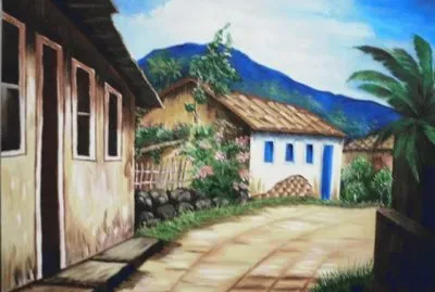 Paisagem rural - caminho de casa