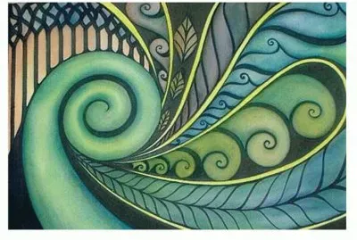 Maori Kuru pattern by Raewijn Harris