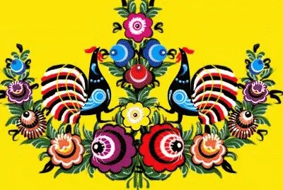 Colorful East European art