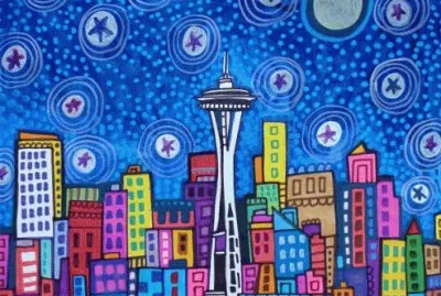 Seattle city by Heather Galler