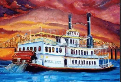Creole Queen on the Mississippi  New Orleans