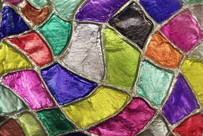 Embossed Silver Lines