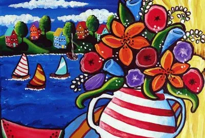 Still Live   Summer Flower Bouquet