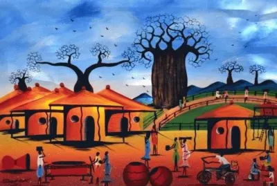 African art jigsaw puzzle