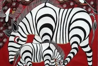 פאזל של African art painting