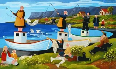 Beach Fishing by Gunnella jigsaw puzzle