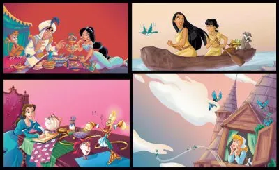 Jasmine Pocahontas Belle Cinderella