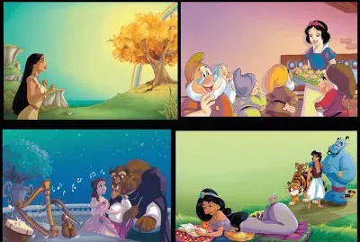 Pocahontas SnowWhite Belle Jasmine