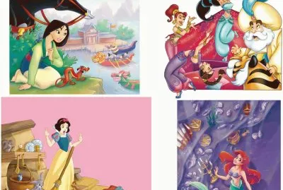 Mulan Jasmine SnowWhite Ariel