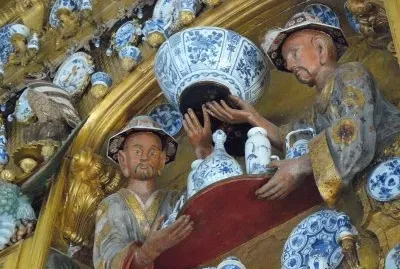 Berlin, Schloss Charlottenburg,Porzellankabinett2