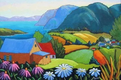 Near the river    Quebec   by Louise Marion