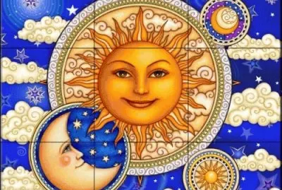 Celestial Sun and Moon jigsaw puzzle