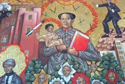 Mao with his Red Book by Stelios Faitakis jigsaw puzzle