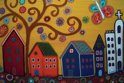 Small Village jigsaw puzzle