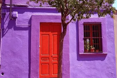 Purple House Barcelona jigsaw puzzle