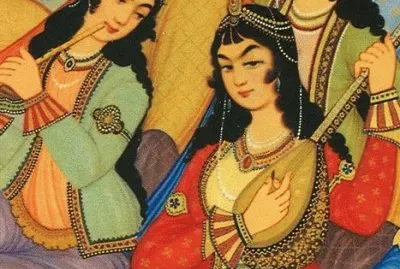 Old painting from Isfahan  Iran jigsaw puzzle