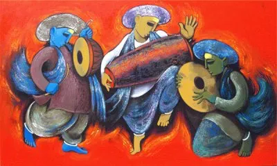 Musicians from  Asia jigsaw puzzle