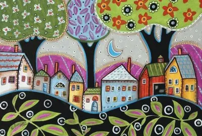פאזל של Abstract Folk art by Karla Gerard