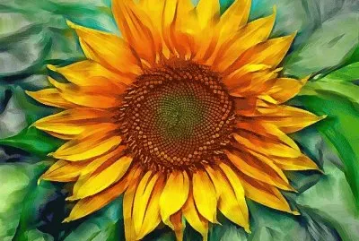 פאזל של Sunflower painting