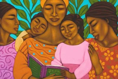Reading Family by Tamara Adams